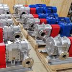 Anticorrosive Stable Epoxy Lobe Pump , 316L Stainless Steel Rotor Pump