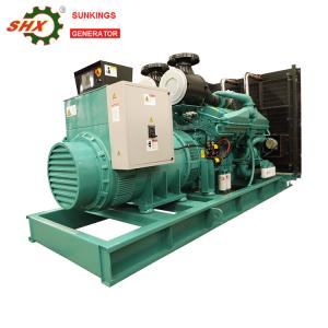 China Open Type 1000kVA Standby Diesel Generator Cummins Back Up Power factory