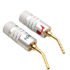 China Copper Male Pin Nakamichi Banana Plugs Multipurpose Gold Plated factory