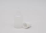 Transparent PE 15ml Plastic Refillable Eye Drop Empty Bottle