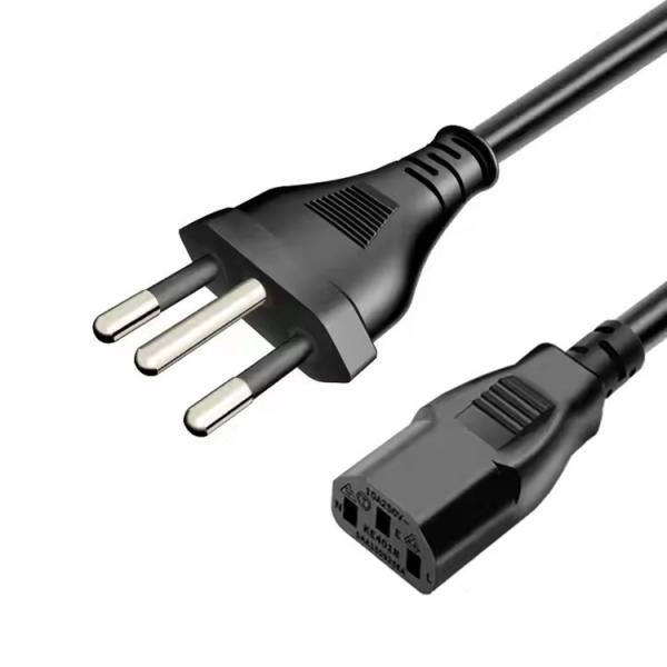 RY IEC Brazil Power Cord 1-15p 5-15p PVC Material Customized 1M 1.5M 2M 3M 5M