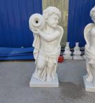 Garden stone angel boy statue marble angel hand carved sculptures,stone carving