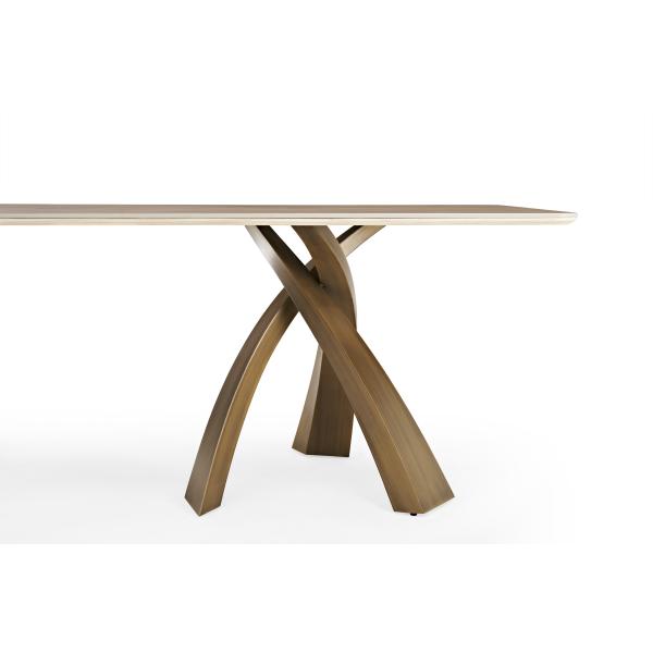 Custom Design Restaurant Marble Top Golden Dinning Table And Chair Set Stainless Steel Furniture