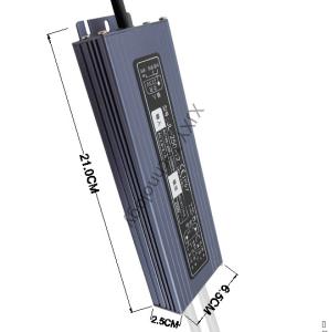 China Wall Light Box IP67 Waterproof LED Driver Power Supply 12V 250W 20A factory