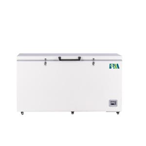 China Minus 60 Degree 485L Capacity Top Opening Horizontal Stainless Steel Chest Freezer factory