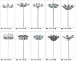 High Mast Pole With Led Flood Lighting System Parking Lot Outdoor Led Pole Lamps