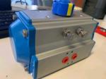 Air Torque Pneumatic Actuator Double Action Spring Return Rack And Pinion