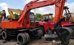 2010 Year Used Wheel Excavator , Original Paint DOOSAN 140W Excavator Used