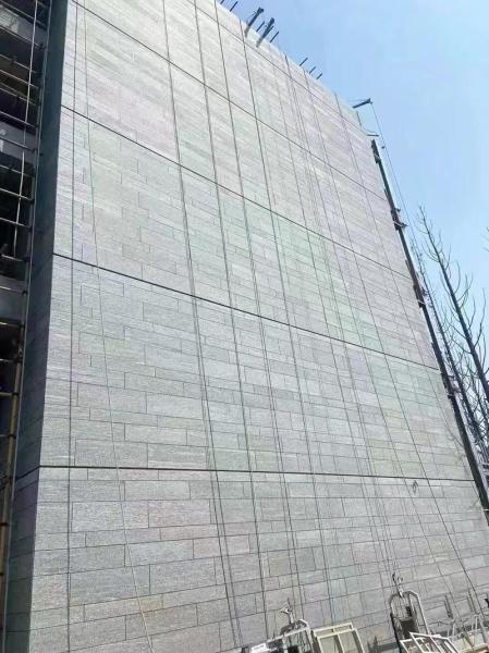 Dry Hanging Stone Curtain Wall Customizable Exterior Wall Long Lasting