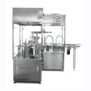 China High Speed Automatic Medical Prefilled Disposable Glass Syringe Filling and plugging Machine factory