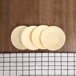 Wooden Bio Disposable Plates Recyclable Party Plates For Camping 165x15mm