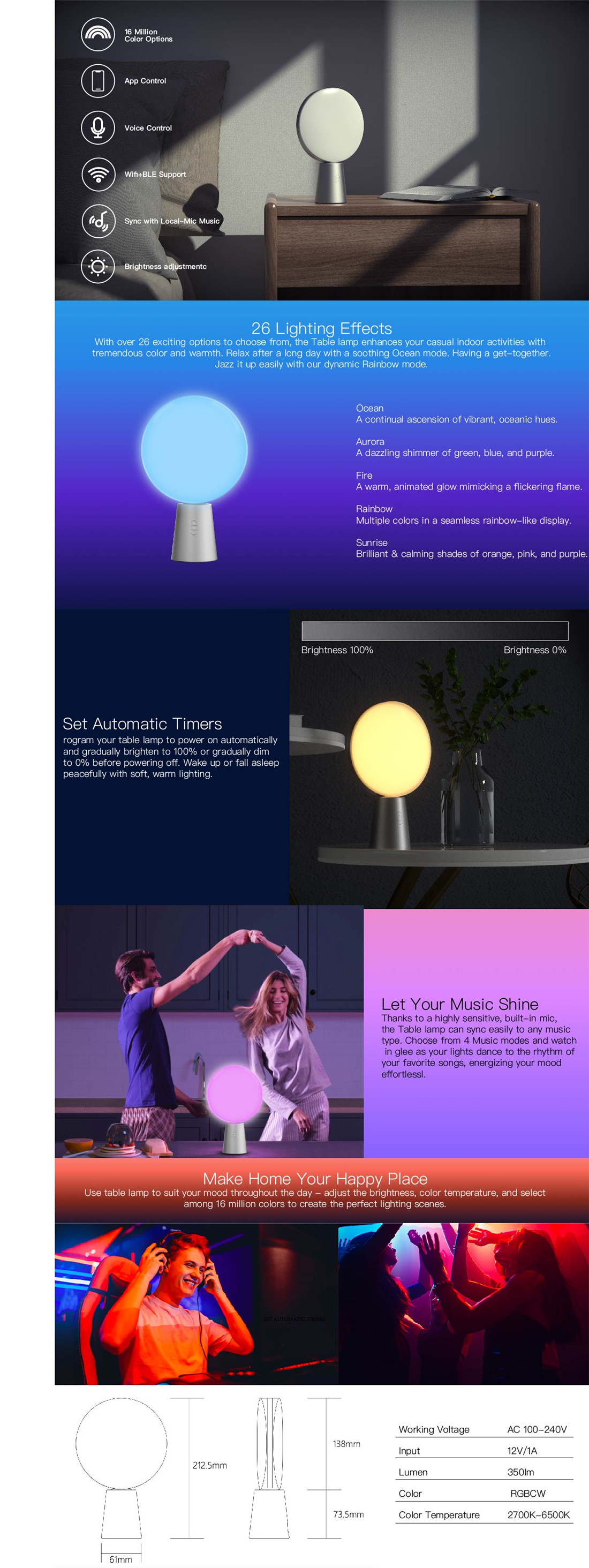 Smart Table Lamp(FW-04BD-01)