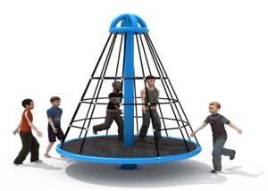 China Wear Resistant Pyramid Rope Climbing Frame / Elementary School Playground Equipment factory