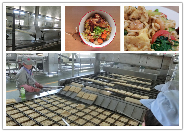 Steady Automatic Noodle Making Machine Fried Instant Noodle Machine CE ISO