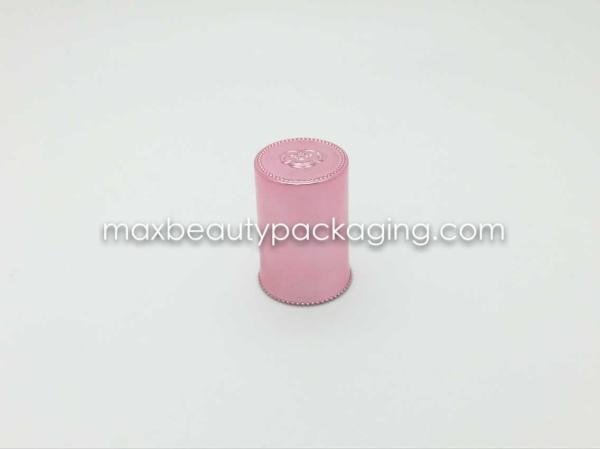 N8015 nail polish cap nail polish packaging plastic cap UV metallic pink color