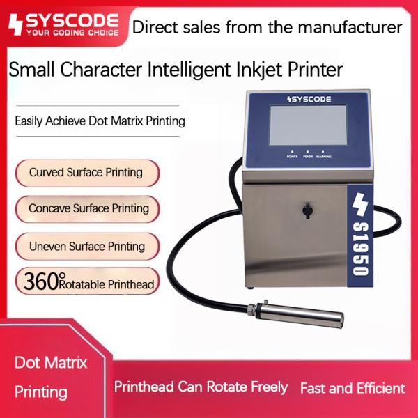 Industrial Small Character Inkjet Printer High-Speed CIJ Coder for Food &