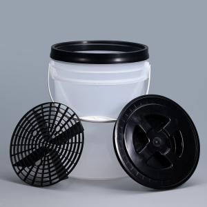 China 5gallon PP Car Detailing Wash Buckets Kit Dust Collector Filter Grid factory