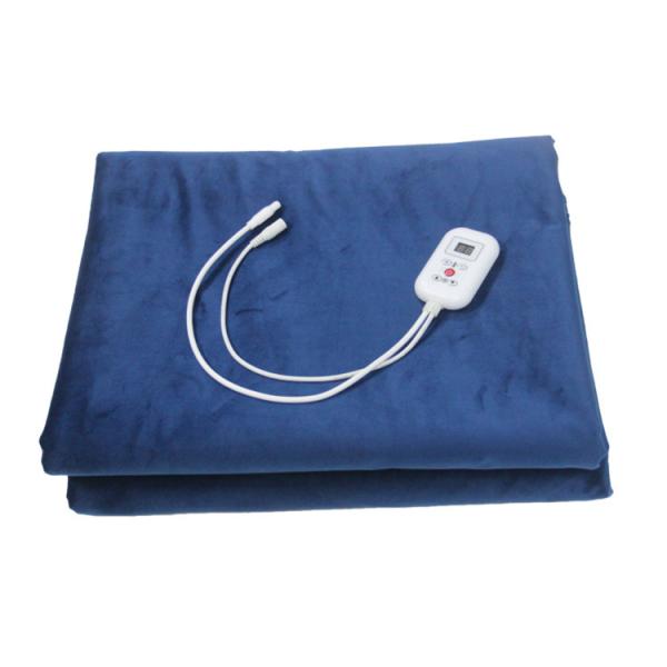 Soft Flannel Graphene Coating Electric Blanket with Temperature Control and