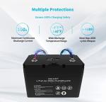 OEM ODM LiFePO4 lithium battery 12V 100Ah Lithium Battery Smart Deep Cycle