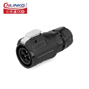 Ce Approved IP68 Waterproof 3 Pin Round Power Wire Connector LP16