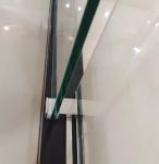 Stainless Steel Frame Shower Tempered Glass Sliding Bathroom Shower Screen OEM