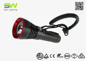 China IP68 Underwater Stepless Dimmable Diving Flashlight Torch Light 100M factory