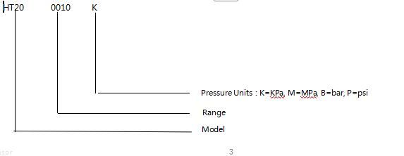HT20 Differential Silicon Pressure Sensor For Pressure Calibration Instruments Differential Pressure Sensor