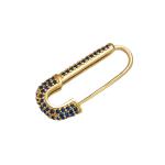 U Shaped Rhinestone Hoop Earrings Earrings Stud Paper Clip OEM ODM