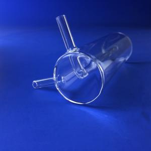 China Corrosion Resistant Chemical Glassware Quartz Glass Fittings With Quartz Valves factory