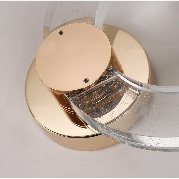 3000K Bedroom Bedside Lamp Nordic Modern Simple Light Luxury Living Room Wall Minimalist Bubble Crystal Wall Lamp