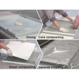 2 Component Pu Glue and Laminate Aluminum Honeycomb Panels Machine for EPS XPS