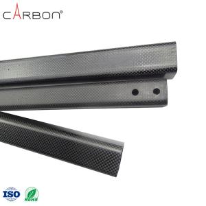 China Non-volatile 3Mm Square Carbon Fiber Pipe for Shoe Production Process factory