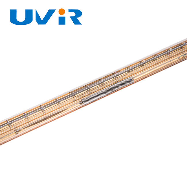 Short Wave Quartz Heat Lamp 400V 5400W 11x23mm Gold Reflector