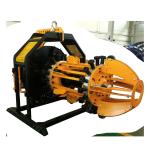 High Speed Hydraulic Pipe Groove Machine on Field Pipeline Construction