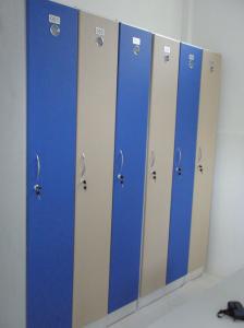 China 1 Tier Beige Blue Employee Storage Lockers Strong / Durable For Hospitals factory