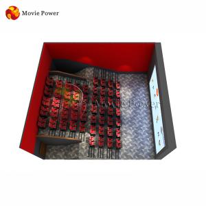Power Immersive Electric Leather Chair Amusement 5D Movie Theater