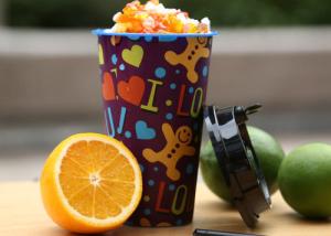 China 500ml 3D Lenticular Cup UV Printing Food Grade And Recyclable In Mold Labeling factory