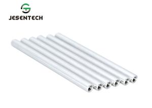 China 304 Stainless Steel Linear Motion Shaft Tapped &amp; Stepped For Static Duplicator factory