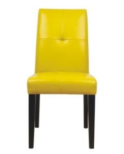 China PU/leather upholstery beech wood wooden dining chairs with double line stitching,wooden fashion dining chairs high back factory