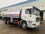 F2000 Oil Tank Trucks SHACMAN 6x4 Petrol Tanker Truck 300Hp Euro II Red