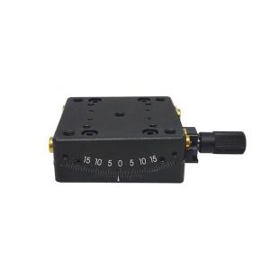 China Radian Angle ± 15° Manual Tilt Stage Experimental Fine Tuning factory