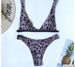 Womail Alluring Biquini Leopard Printed Bikini Push-Up Padded Swimwear Women's