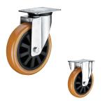 380kg Capacity 5" Heavy Duty Polyurethane Casters With Ball Bearing