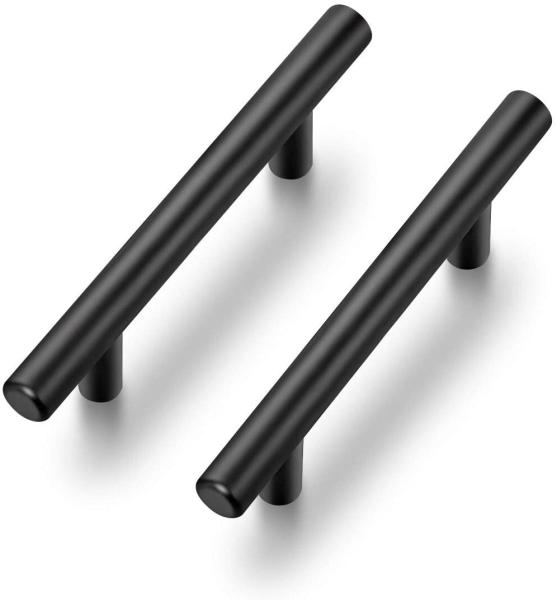 Stainless Steel Handles Kitchen accessories Kitchen Cabinet Handles with Black