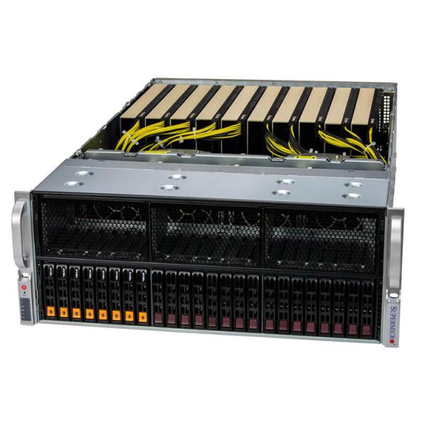 China Supermicro 4U Rackmount Server with 32 DDR4 DIMM Slots 1.2 TB SAS 10000Rpm and GPU Support factory