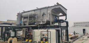 China 150m3/H Textiles Wastewater Treatment Flotation Unit With Mechanical Skimmer factory