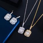 Wedding Bridal Jewelry Sets For Women Rhinestone Crystal Jewelry Set Bracelet