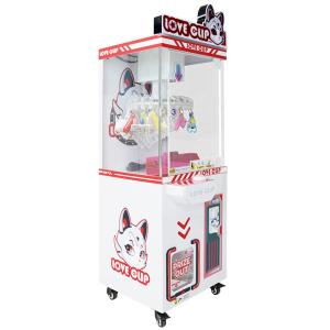 China Red coin operated claw machine game Starry Love Clip Machine controllable prize Clip snack gift vending machine factory