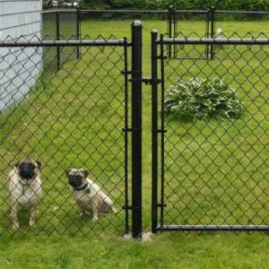 China 3.0mm Galvanized Chain Link Fence Pvc Coated Cyclone Fence Panels Easy Installation factory