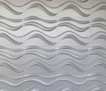 50cm*50cm Light Weight High Strongth 3D PVC Decoration Wall Panel For Cafe Shop